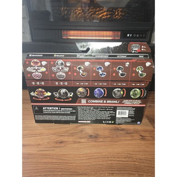 Bakugan Street Brawl Clash Pack 6 Special Attack Cards Roblox Code Spin 4 - Picture 2 of 5